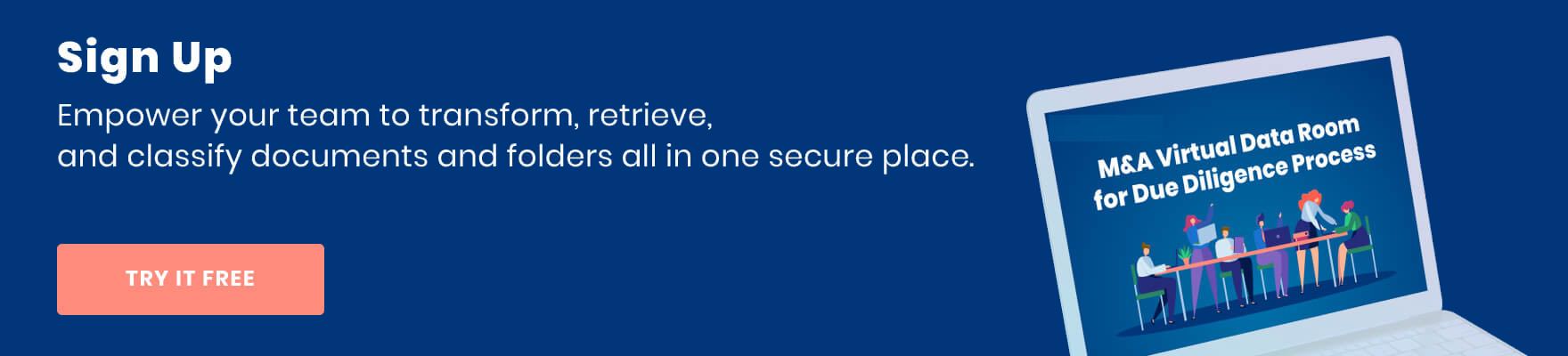 data room for fundraising