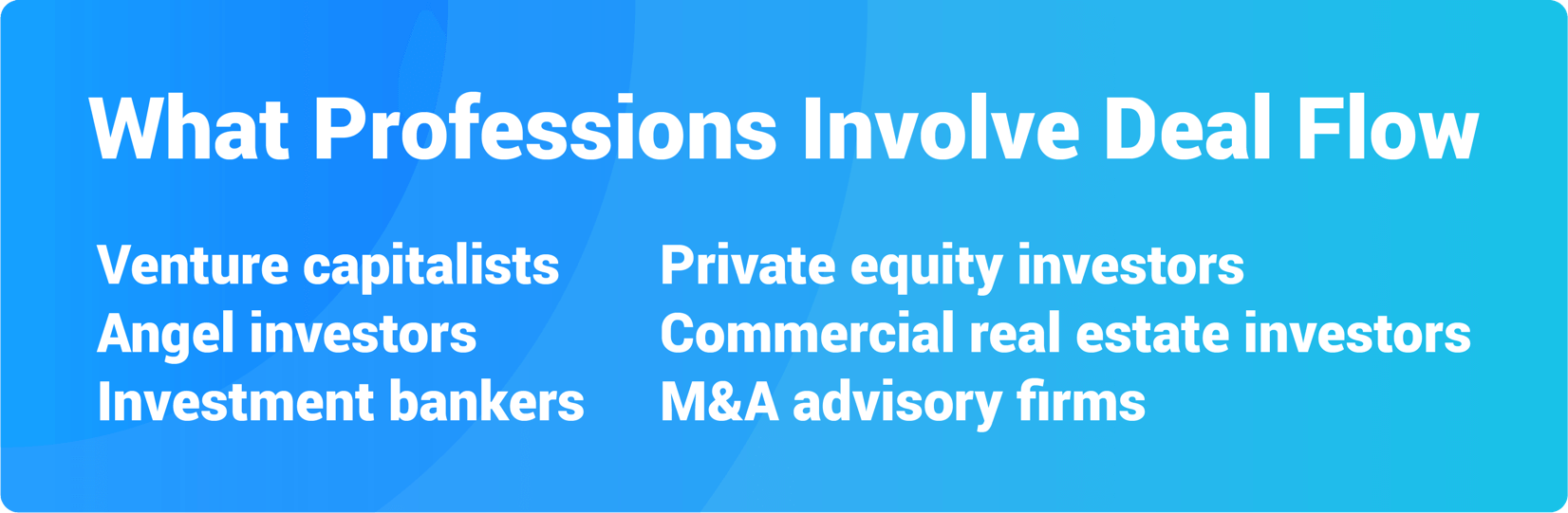 professions involve in a deal