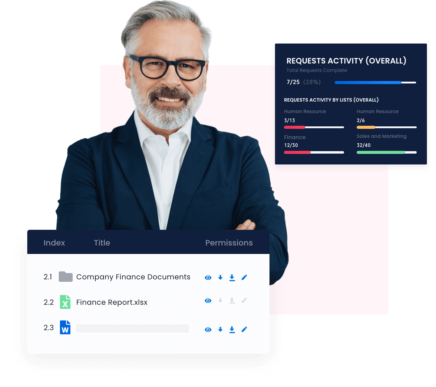 data room for investment banking