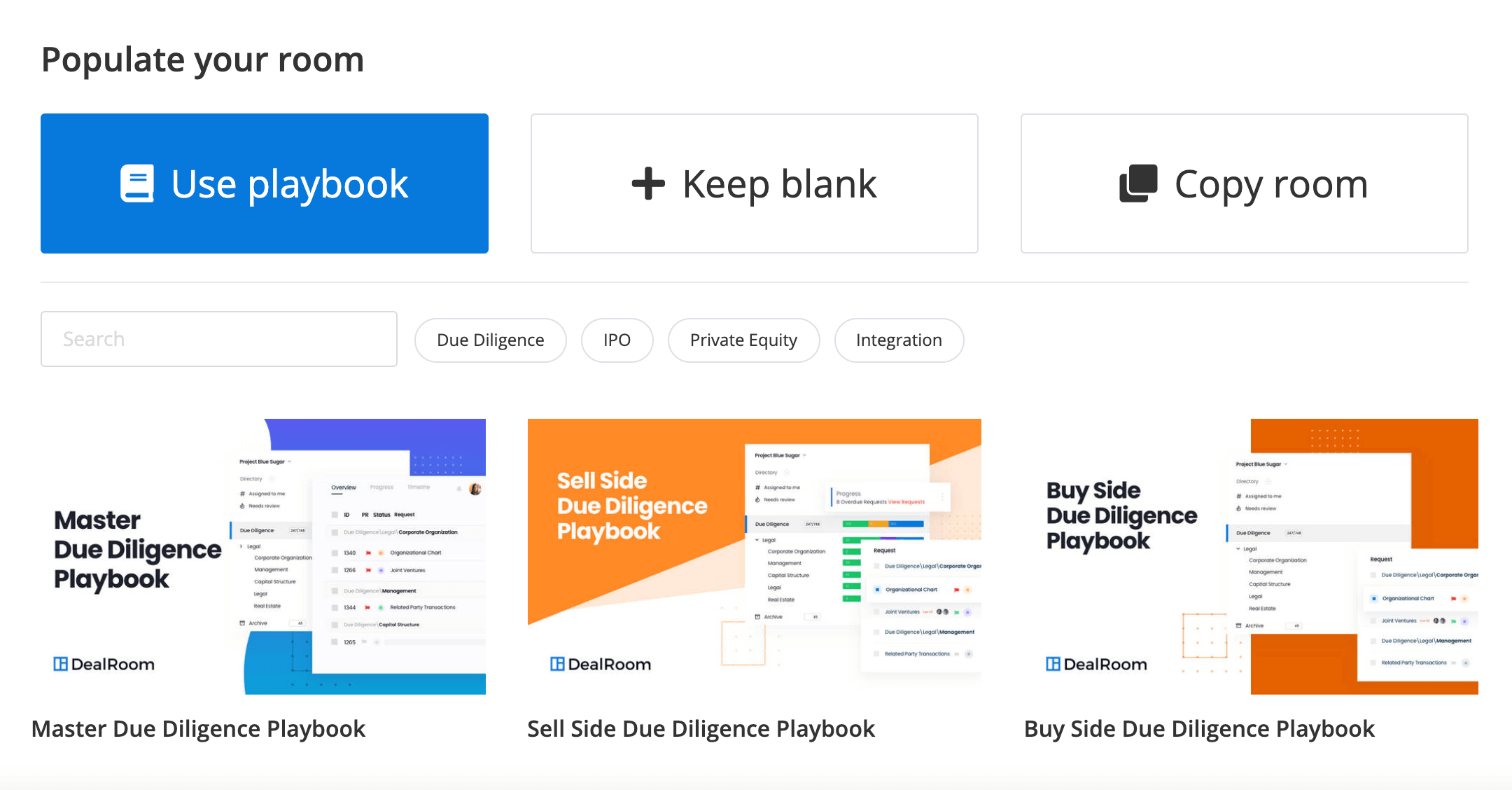 due diligence templates