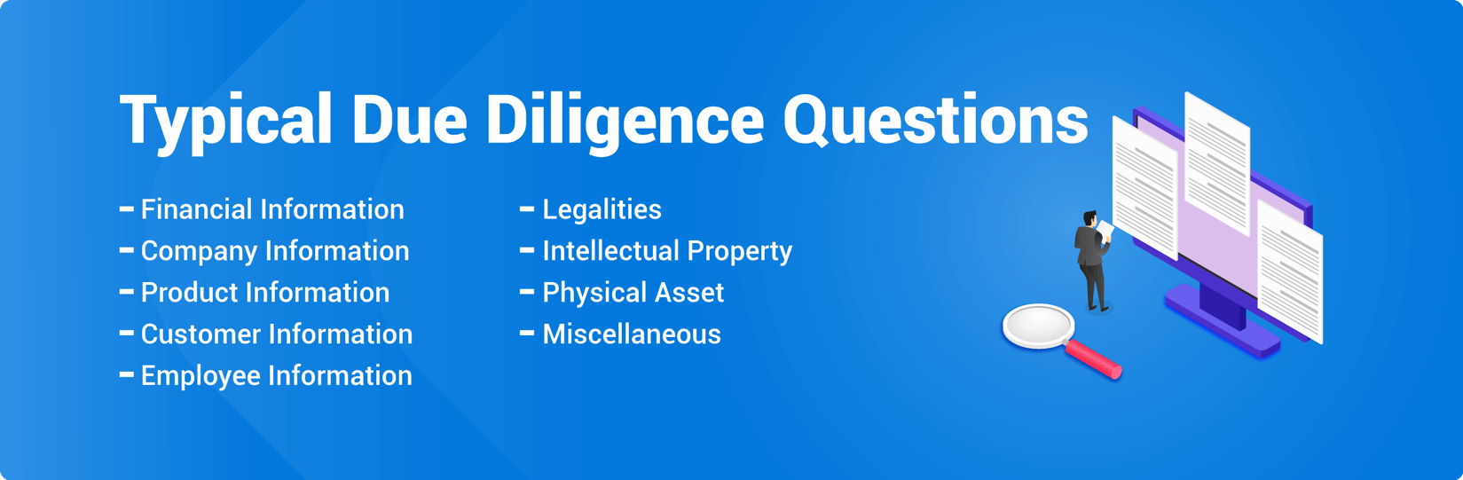 Typical due diligence questions