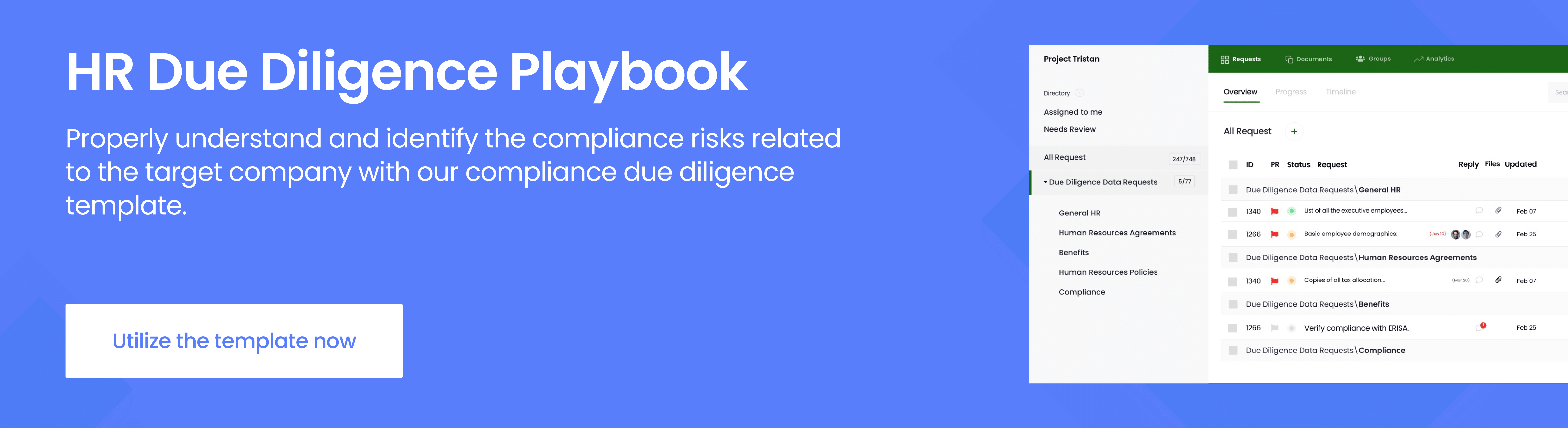 HR due diligence checklist